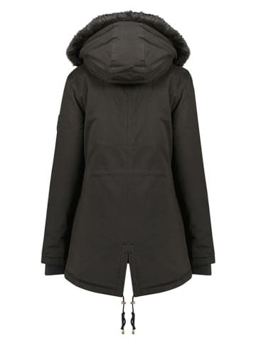 Parka "Celemai" w kolorze czarnym