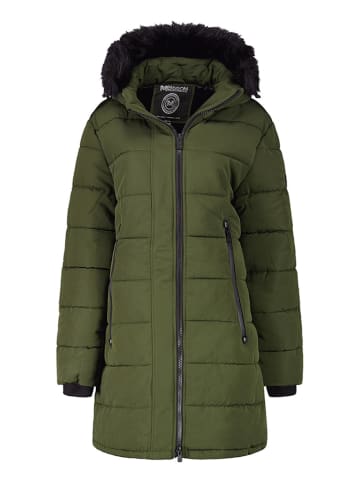 Parka "Autruchemai" w kolorze oliwkowym