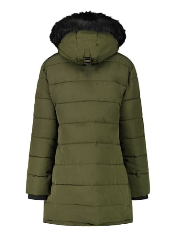 Parka "Autruchemai" w kolorze oliwkowym