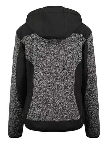 Fleecejacke "Theimai" in Grau/ Schwarz
