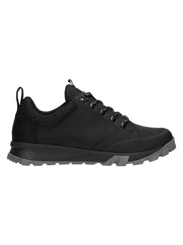 Skórzane sneakersy w kolorze czarnym