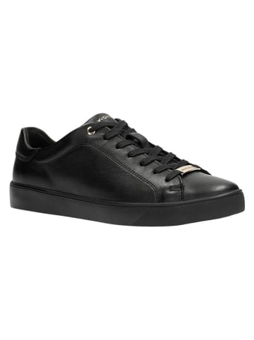 Wojas Skórzane sneakersy w kolorze czarnym