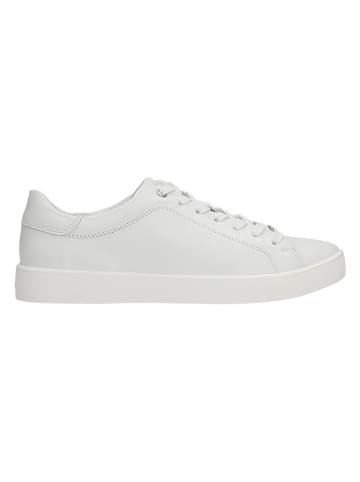 Leder-Sneakers in Weiß