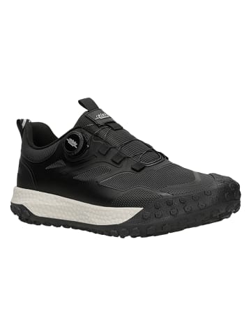 Skórzane sneakersy w kolorze czarnym