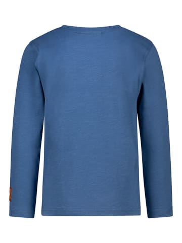 Salt and Pepper Longsleeve in Blau