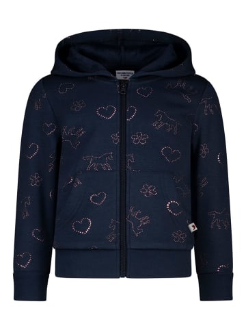Sweatjacke in Dunkelblau