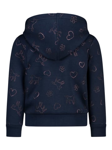Sweatjacke in Dunkelblau