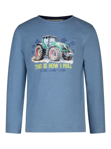 Salt and Pepper Longsleeve lichtblauw