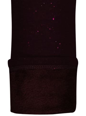 Salt and Pepper Leggings in Bordeaux