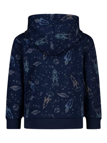 Sweatjacke in Dunkelblau