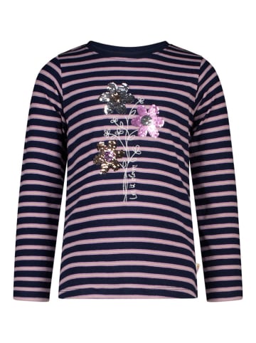 Salt and Pepper Longsleeve donkerblauw/lichtroze
