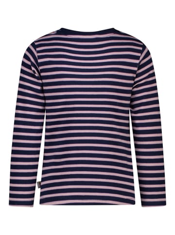 Salt and Pepper Longsleeve donkerblauw/lichtroze