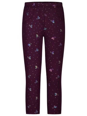 Salt and Pepper Leggings in Bordeaux