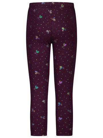 Salt and Pepper Leggings in Bordeaux