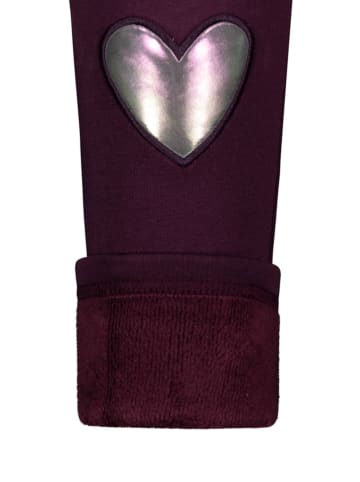 Salt and Pepper Leggings in Bordeaux