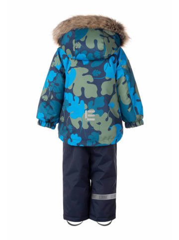 2tlg. Winter-Outfit "Star" in Blau/ Grün/ Dunkelblau