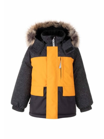 Winterjacke "Rich" in Dunkelblau/ Gelb