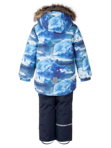 2-delige outfit blauw
