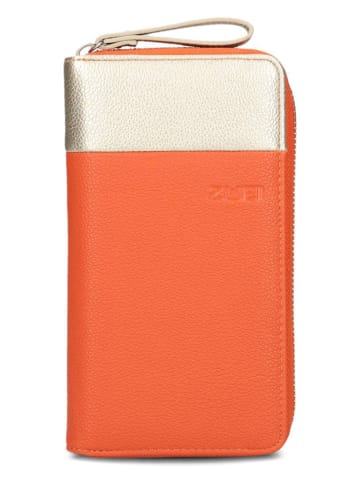 Geldbörse in Gold/ Orange - (B)11 x (H)20 x (T)2 cm