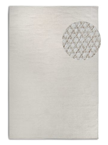 Kurzflor-Teppich "Delhi" in Creme