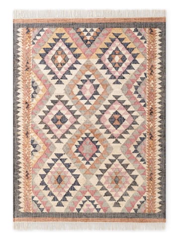 Jute-Teppich "Roya" in Creme/ Gelb/ Hellbraun