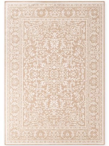 Outdoor-Wendeteppich "Kona" in Beige/ Weiß