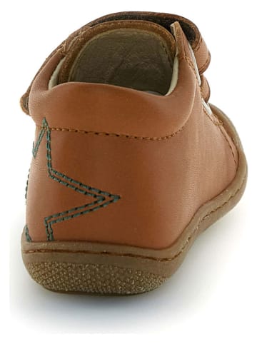 Naturino Skórzane buty "Lulis" w kolorze jasnobrązowym do nauki chodzenia