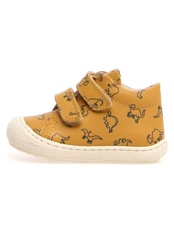 Leder-Sneakers "Cocoon" in Gelb