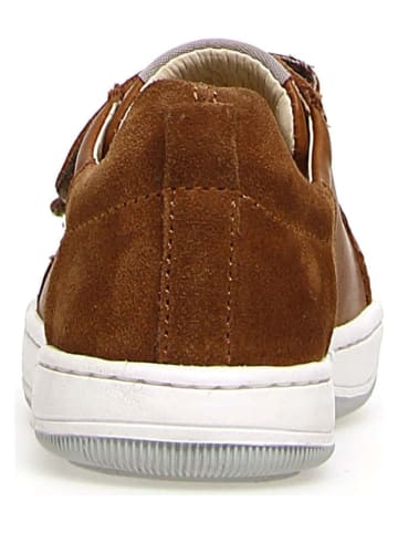 Skórzane sneakersy "Caleb" w kolorze jasnobrązowym