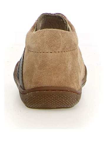 Naturino Skórzane buty "Macks" w kolorze jasnobrązowym do nauki chodzenia