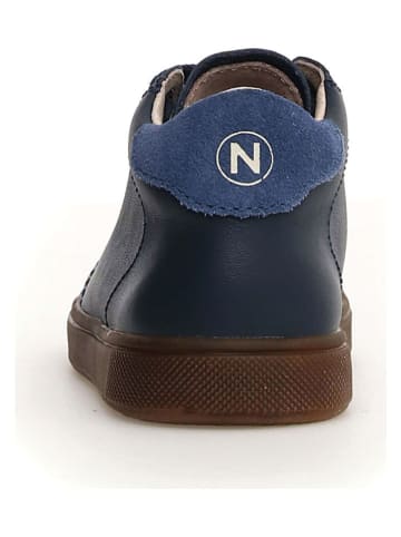 Leder-Sneakers "Eindhoven" in Dunkelblau