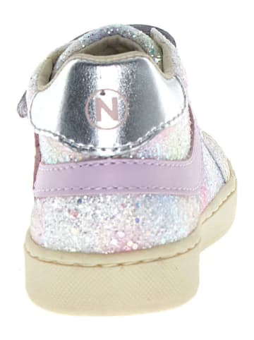 Leren sneakers "Singery" meerkleurig/zilverkleurig