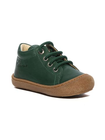 Leren sneakers groen