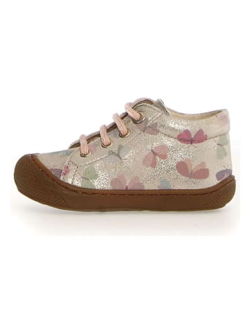 Leder-Lauflernschuhe "Cocoon" in Bunt/ Silver