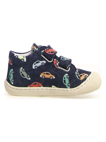 Leder-Lauflernschuhe "Cocoon" in Dunkelblau/ Bunt