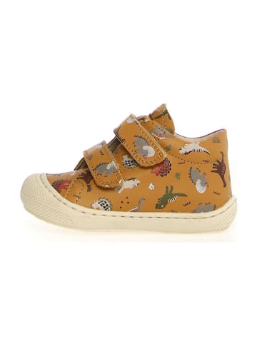 Leder-Sneakers "Cocoon" in Gelb
