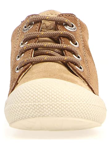 Leren sneakers "Romy" lichtbruin