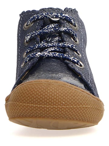 Leren loopleerschoenen "Cottins" donkerblauw