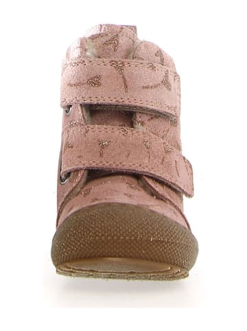 Leder-Boots in Rosa