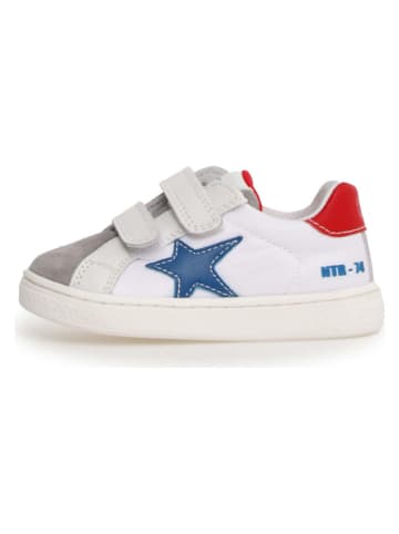 Leder-Sneakers "Pinn" in Weiß