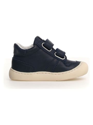 Skórzane sneakersy "Finay" w kolorze granatowym