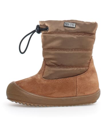 Leren winterlaarzen lichtbruin