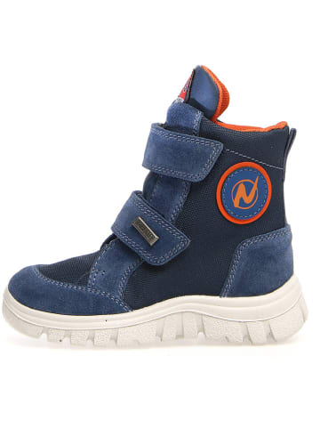Leren Boots "Gemi" blauw
