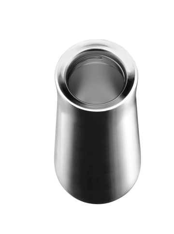 Kubek termiczny "Impulse" w kolorze srebrno-czarnym - 350 ml