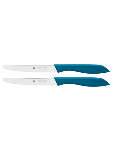 Noże (2 szt.) w kolorze niebieskim do przekąsek - dł. 23 cm