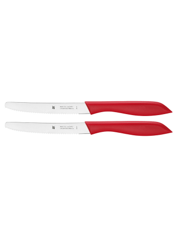 Noże (2 szt.) w kolorze czerwonym do przekąsek - dł. 23 cm