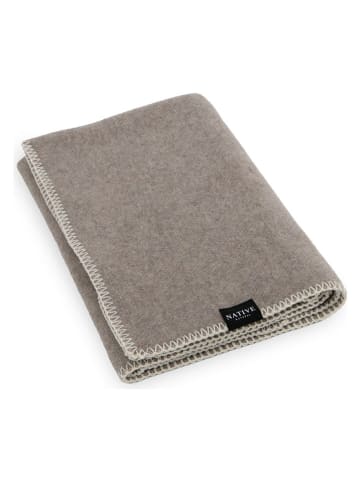Woll-Babydecke in Taupe - (L)90 x (B)70 cm