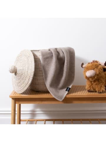 Woll-Babydecke in Taupe - (L)90 x (B)70 cm