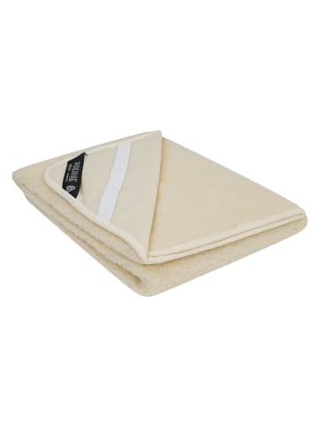 Woll-Matratzenschoner in Creme