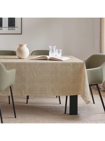 Tischdecke "Smooth Indra" in Beige